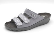 161-85-005 Dames Open Slippers Comfort Rohde 1932-52 Middengrijs  (3578)