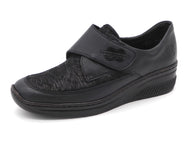 123-79-004 Dames Klittenband Schoenen Mode Rieker 487CO-15 Donkerblauw  (3314)