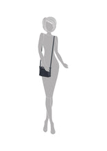 Afbeelding in Gallery-weergave laden, 95-66907-002 Lederwaren Dames Schoudertas Klein Enrico Benetti 66907-002 Donkerblauw  (1120)
