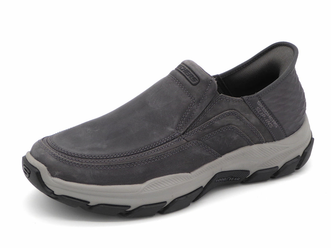 242-89-001 Heren Instappers Sportief Skechers Slip Ins Respected Elgin 204810 CHAR Donkergrijs  (3262)
