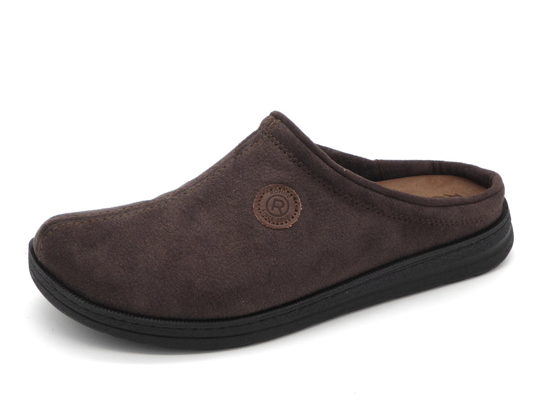 282-29-002 Heren Pantoffel-Muilen Ongevoerd Rohde 7144-72 Donkerbruin  (3430)