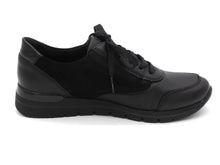 Afbeelding in Gallery-weergave laden, 133-99-021 Dames Veterschoenen  Sneaker Remonte R6714-02 Zwart  (3328)
