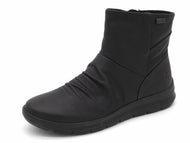 172-99-074 Dames Hoge Schoenen Boot Plat Rieker Z0066-00 Zwart  (3737)