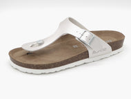 164-11-001 Dames Open Slippers Teenslippers Rohde 5600-01 Lichtbeige  (3591)