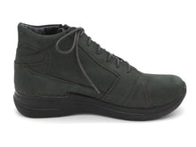 Afbeelding in Gallery-weergave laden, 172-69-008 Dames Hoge Schoenen Boot Plat Wolky Why 0660611-719 Primal Green Donkergroen  (3843)
