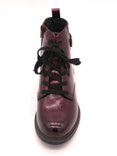 Afbeelding in Gallery-weergave laden, 172-39-002 Dames Hoge Schoenen Boot Plat Jana 25278-542 Donkerrood Wijdte H (3352)
