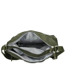 Afbeelding in Gallery-weergave laden, 95-66833-029 Lederwaren Dames Schoudertas Middel Enrico Benetti 66833-029 Donkergroen  (1052)
