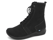Afbeelding in Gallery-weergave laden, 172-99-069 Dames Hoge Schoenen Boot Plat Wolky Viper HV 0663210-000 Zwart Combi  (3393)

