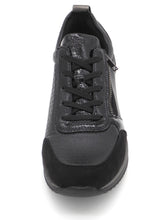 Afbeelding in Gallery-weergave laden, 133-99-019 Dames Veterschoenen  Sneaker Remonte D2401-06 Zwart  (2775)
