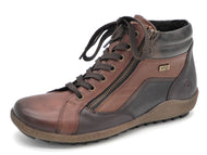 172-25-011 Dames Hoge Schoenen Boot Plat Remonte R1458-22 Middenbruin  (2779)