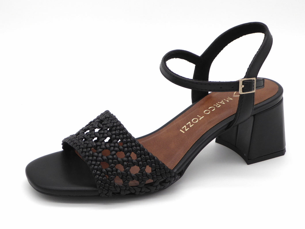 104-99-005 Dames Hakschoenen Sandalette Marco Tozzi 28382-001 Zwart  (2928)