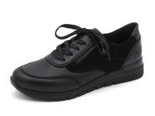 Afbeelding in Gallery-weergave laden, 133-99-021 Dames Veterschoenen  Sneaker Remonte R6714-02 Zwart  (3328)

