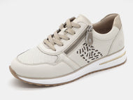 133-11-013 Dames Veterschoenen  Sneaker Remonte D1G00-81 Lichtbeige Wijdte G (2603)