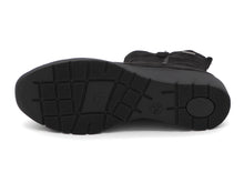 Afbeelding in Gallery-weergave laden, 172-99-066 Dames Hoge Schoenen Boot Plat Jana 26497-007 Zwart Wijdte H (3358)
