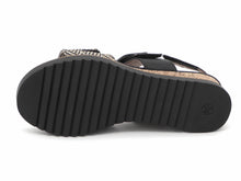 Afbeelding in Gallery-weergave laden, 153-91-010 Dames Sandalen Mode Jana 28776-030 Zwart Combi Wijdte H (3498)
