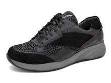 Afbeelding in Gallery-weergave laden, 131-99-020 Dames Veterschoenen  Comfort Durea 6308-605-1738 Zwart Wijdte H (3310)
