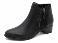 171-99-023 Dames Hoge Schoenen Boot Hak Remonte R5172-00 Zwart  (3332)