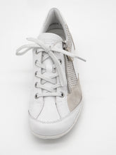 Afbeelding in Gallery-weergave laden, 133-09-013 Dames Veterschoenen  Sneaker Remonte R3410-81 Wit Combi  (3539)

