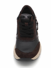 Afbeelding in Gallery-weergave laden, 133-29-010 Dames Veterschoenen  Sneaker Tamaris 83705-394 Donkerbruin Wijdte H (3699)
