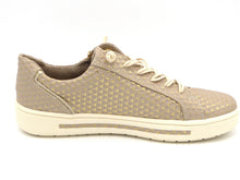 Afbeelding in Gallery-weergave laden, 133-19-004 Dames Veterschoenen  Sneaker Jana 23660-444 Donkerbeige Wijdte H (264)
