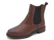 Afbeelding in Gallery-weergave laden, 172-25-009 Dames Hoge Schoenen Boot Plat Jana 25466-305 Middenbruin Wijdte H (2756)
