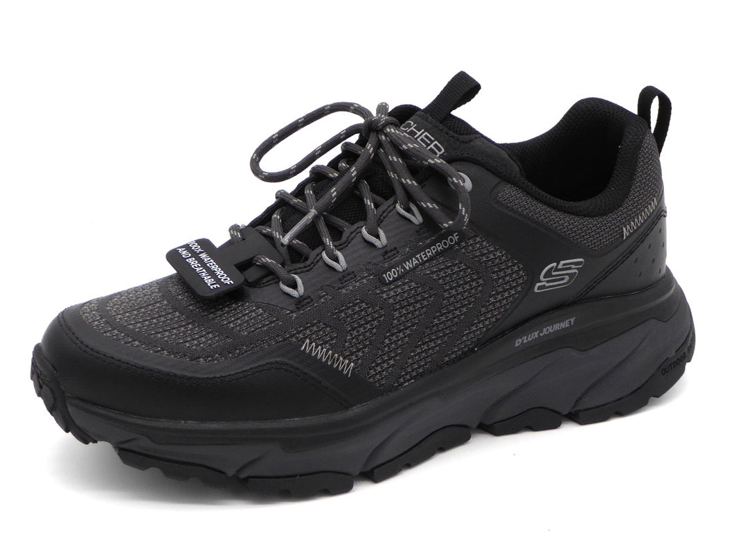 239-91-002 Heren Veterschoenen Wandelschoen Skechers D'Lux Journey-Defender Stit 237694 BBK Zwart Combi  (3263)