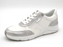 Afbeelding in Gallery-weergave laden, 133-09-006 Dames Veterschoenen  Sneaker Jana 23777-191 Wit Combi Wijdte H (2902)
