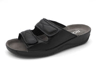 161-99-006 Dames Open Slippers Comfort Rohde 1940-90 Zwart  (3579)