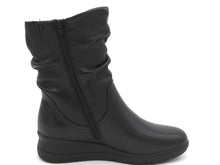Afbeelding in Gallery-weergave laden, 174-99-006 Dames Hoge Schoenen Laars Plat Jana 25721-001 Zwart Wijdte H (3355)
