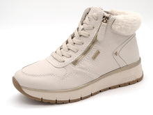 Afbeelding in Gallery-weergave laden, 172-11-004 Dames Hoge Schoenen Boot Plat Jana 26268-411 Lichtbeige Wijdte H (3357)
