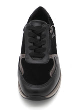 Afbeelding in Gallery-weergave laden, 131-91-004 Dames Veterschoenen  Comfort Sens 1770-12861.003 Kivian 01 Zwart Combi Wijdte K (3413)
