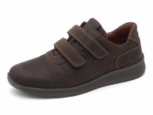 Afbeelding in Gallery-weergave laden, 221-29-003 Heren Klittenband Schoenen Comfort Waldlaufer 686301-158-216 Donkerbruin Wijdte K (3675)
