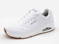 232-01-002 Heren Veterschoenen Sportief Skechers Uno Stand On Air 52458 WHT Wit  (3266)