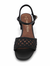 Afbeelding in Gallery-weergave laden, 104-99-005 Dames Hakschoenen Sandalette Marco Tozzi 28382-001 Zwart  (2928)
