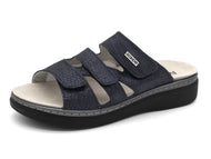 161-79-003 Dames Open Slippers Comfort Rohde 5221-56 Donkerblauw  (3200)