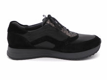 Afbeelding in Gallery-weergave laden, 131-99-019 Dames Veterschoenen  Comfort Waldlaufer 7520047-403-771 Zwart Wijdte H (3290)
