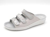 161-11-002 Dames Open Slippers Comfort Rohde 1930-12 Lichtbeige  (3575)