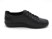 Afbeelding in Gallery-weergave laden, 132-99-011 Dames Veterschoenen  Sportief Ecco Soft 2.0 / 206503-12001 Zwart  (3766)
