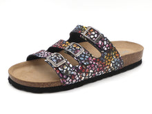 Afbeelding in Gallery-weergave laden, 162-51-002 Dames Open Slippers Sportief Rohde 5620-98 Combi Kleuren  (2998)
