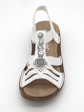 Afbeelding in Gallery-weergave laden, 153-01-006 Dames Sandalen Mode Rieker 60839-80 Wit  (3549)
