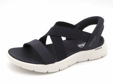 Afbeelding in Gallery-weergave laden, 152-79-005 Dames Sandalen Sportief Skechers Go Walk Flex-Sandal-Glimmer 141489 NVY Donkerblauw  (3622)
