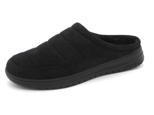 283-99-004 Heren Pantoffel-Muilen Gevoerd Skechers Murette Garvanza 204636 BBK Zwart  (3458)