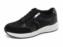Afbeelding in Gallery-weergave laden, 131-99-023 Dames Veterschoenen  Comfort Waldlaufer 703002-104-001 Zwart Wijdte H (3292)
