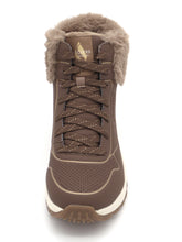 Afbeelding in Gallery-weergave laden, 172-19-009 Dames Hoge Schoenen Boot Plat Skechers Uno Rugged Fall Shimmer 167993 TPGD Donkerbeige  (3436)
