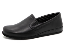 Afbeelding in Gallery-weergave laden, 291-99-001 Heren Pantoffel-Gesloten Leer Rohde 6402-90 Zwart  (2475)
