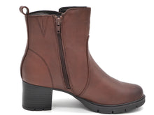 Afbeelding in Gallery-weergave laden, 171-25-007 Dames Hoge Schoenen Boot Hak Jana 26377-305 Middenbruin Wijdte H (2758)
