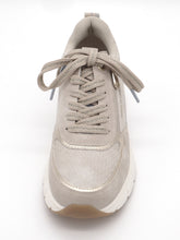 Afbeelding in Gallery-weergave laden, 133-15-023 Dames Veterschoenen  Sneaker Marco Tozzi 23758-402 Middenbeige  (3474)
