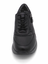 Afbeelding in Gallery-weergave laden, 131-99-028 Dames Veterschoenen  Comfort Waldlaufer 752002-200-001 Zwart Wijdte H (3680)
