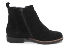 Afbeelding in Gallery-weergave laden, 172-99-084 Dames Hoge Schoenen Boot Plat Durea 9754-768-9271 Zwart Wijdte K (3849)
