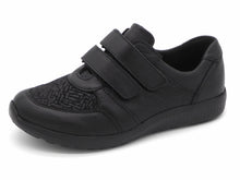 Afbeelding in Gallery-weergave laden, 121-99-013 Dames Klittenband Schoenen Comfort Waldlaufer Bungeez 815M30-304-001 Zwart Wijdte M (3685)
